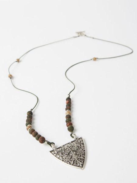 Natural Stone Design Necklace