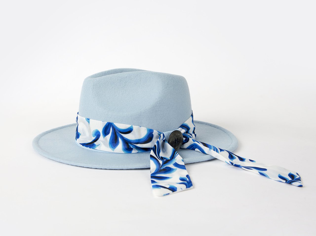 Light Blue Fedora Hat