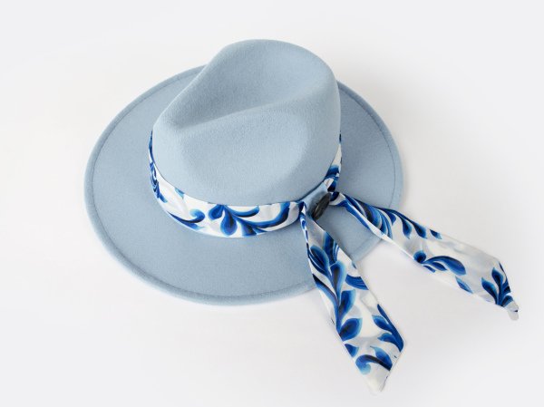 Light Blue Fedora Hat