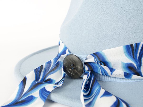 Light Blue Fedora Hat
