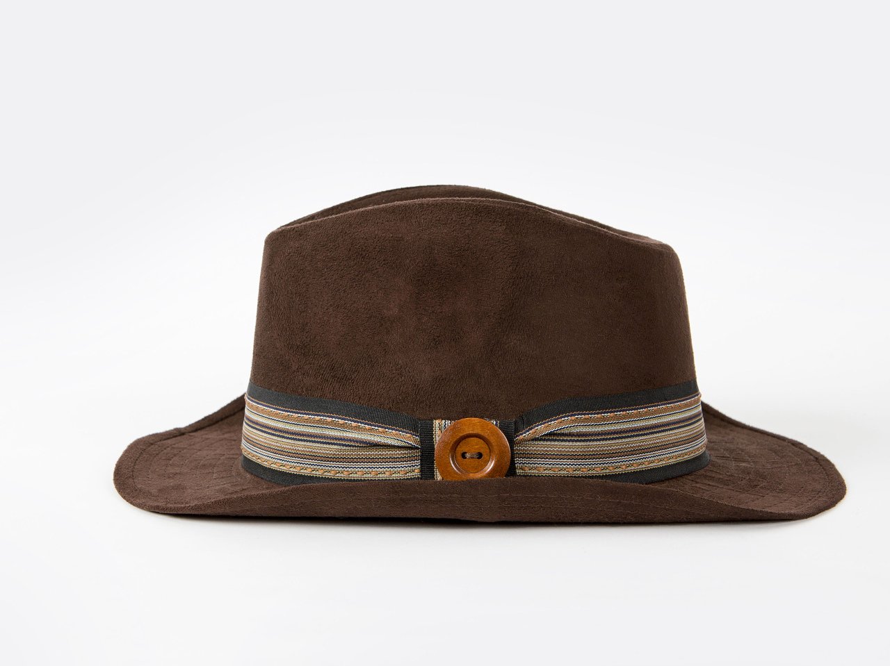 Brown Nubuck Cowboy Hat