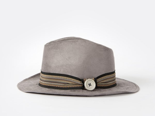 Gray Nubuck Cowboy Hat
