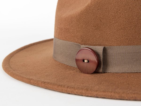 Orange Fedora Hat