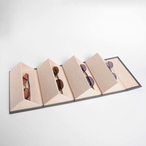 Caja para 4 vasos gris